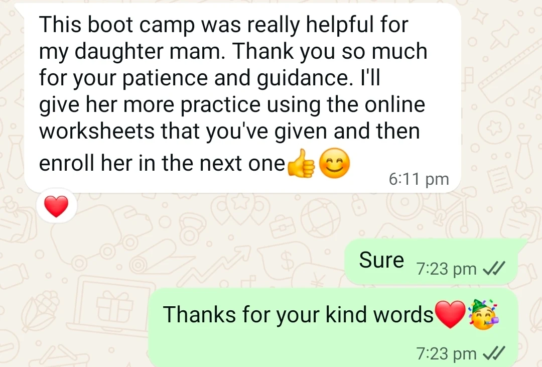Learner feedback 2